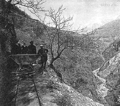 Val d' Aosta miniera La Sache in Val d' Ayas