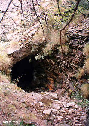 Miniere d'oro Bechaz, ingresso del travers bancs 3