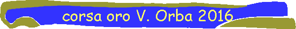 corsa oro V. Orba 2016